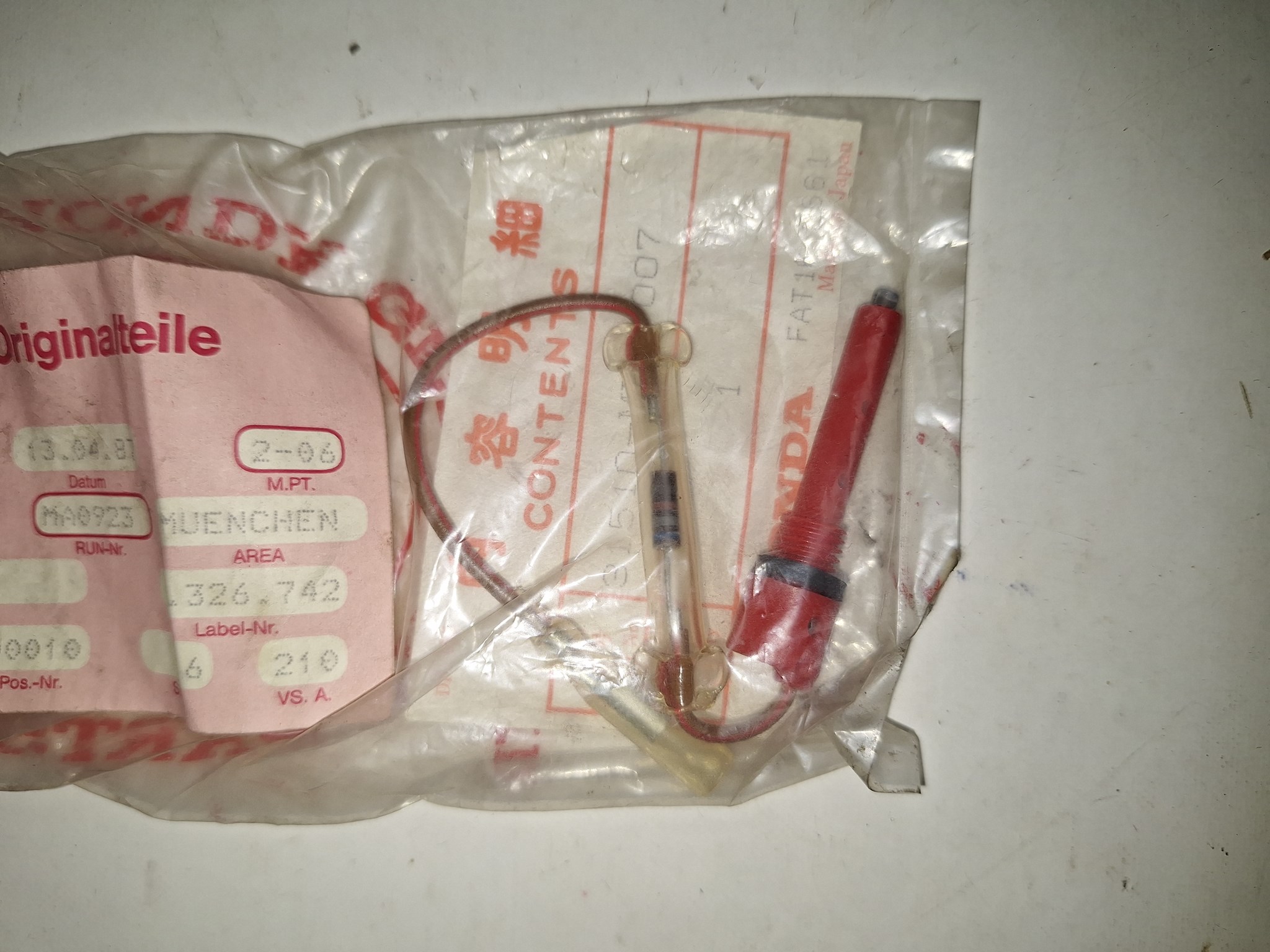 Picture of SENSOR,BAT,LEVEL  31510-MB0-007